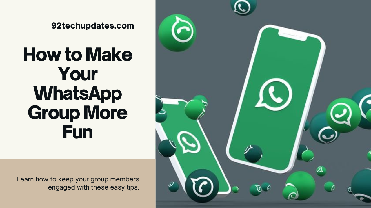 How to make Whatsapp group interesting