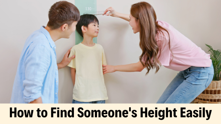 How to Find Height of a Person